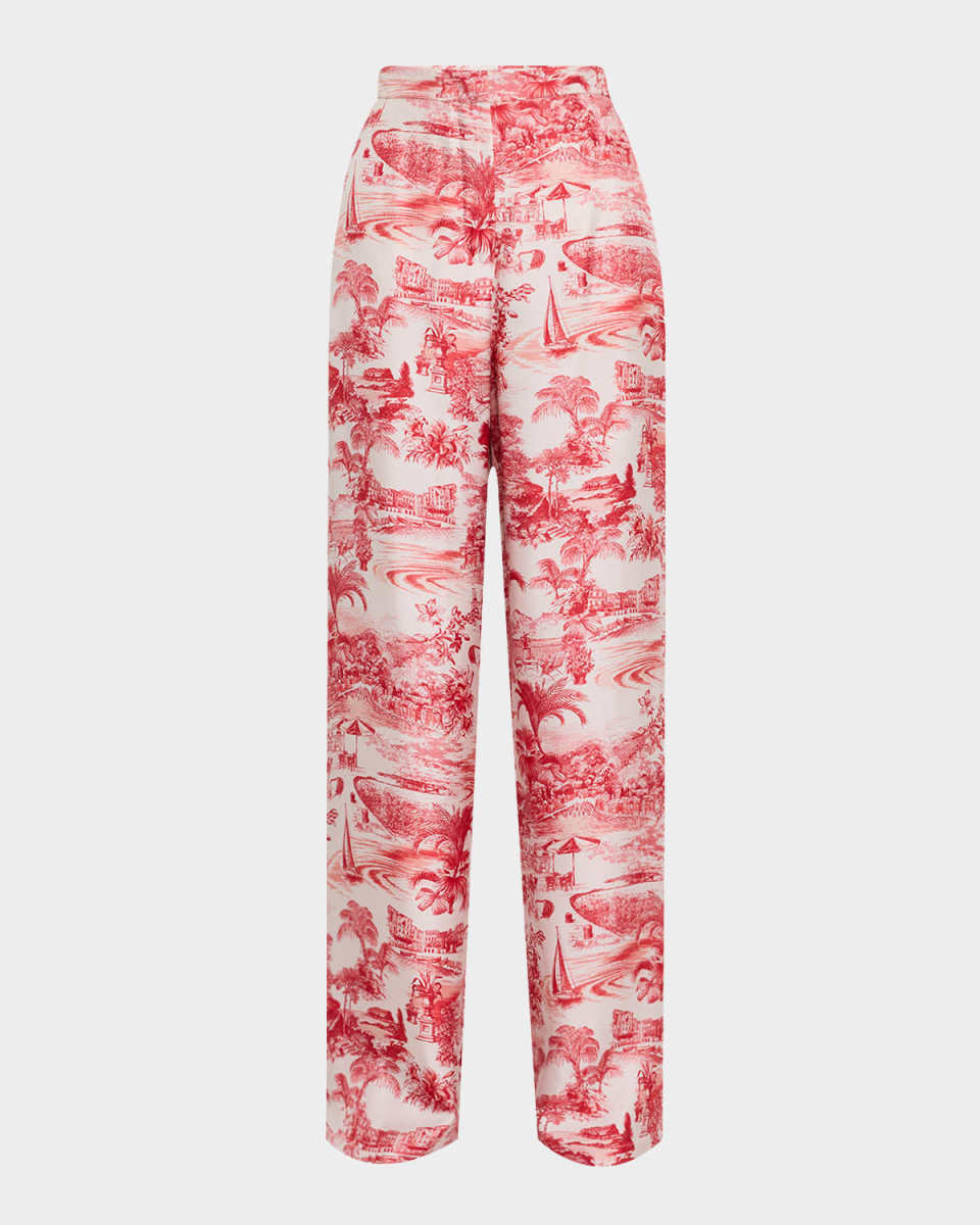 Zeus High-Rise Toile Pants